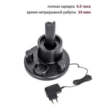 Pioneer VC454S vacuum cleaner, vertical, cyclone, 20W, 400 ml, black color-10