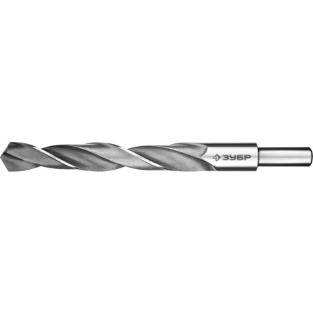 Zubrov metal drill, steel P6M5, protected shank, 14.5 x 169 mm, class in
