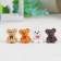 Miniature Puppet "Bear", set 4 pcs, size 1 pc: 1.8 × 1.4 × 1.1 cm, Mix color