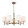 Suspended lamp Freya Fr1007PL-07BS Riverside, 760x760x1425 mm, E14, 7x40W, brass color