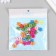 Buttons wood for creativity 2 punctures "flowers" set 40 pcs 1.1x1.1 cm