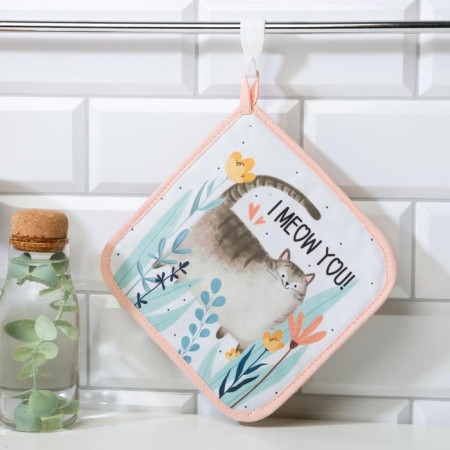 Group "I meow you" 19x19 sarzha, 100% x/l, Vatin 250g/m2