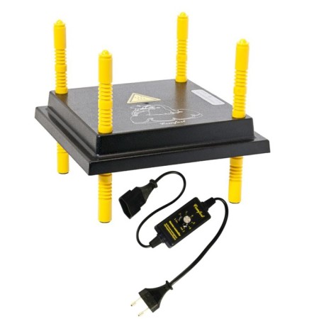 Heating panel Comfort with temperature controller 25x25 cm 13 W for chickens