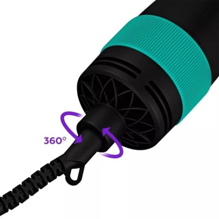 Fengage flash “4 in 1” KitFort KT-3236-2, 1000 watts, 2 speeds, 2 temperature conditions, black and turquoise color-5