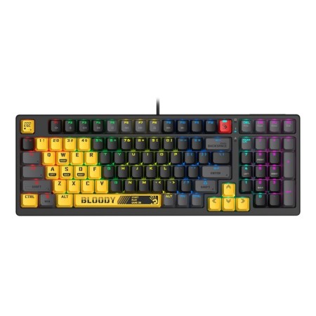 Keyboard A4Tech Bloody S98 Mechanical Yellow/Gray USB for Gamer Led (Sports Lime)