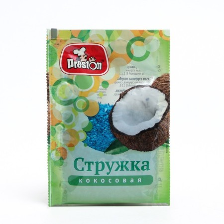 Blue coconut chips "Preston", 40 g