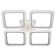 LED LED LED RIVOLI NIKKI 6112-106 104W, LED, 2800K-6200K