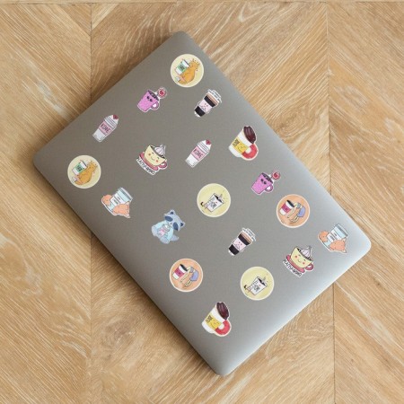 Stickers Stickers "I love coffee", 7 × 7 cm-4
