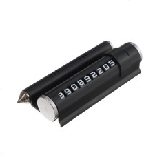 Signs-stand for the phone number, emergency hammer, 2 in 1, black