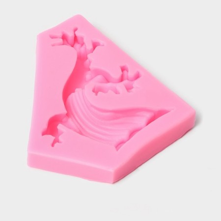 Mold "Tree", silicone, 10.4 × 9 × 1.5 cm, color mix-1