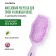 Comb for dry and wet hair Solomeya, massage, with wide teeth, lilac