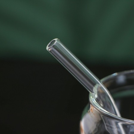 Glass glass with an eco tube, 500 ml, 7.5 × 15.5 cm-5