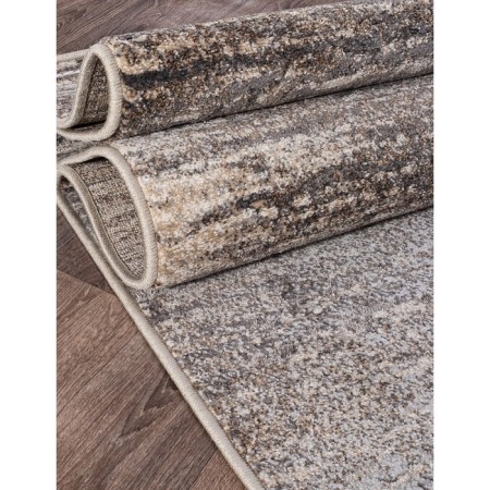 Rectangular carpet Merinos Ibiza, size 80x150 cm, color Beige-Gray-2
