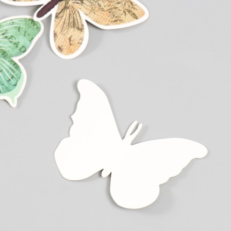 Butterflies cardboard "newspaper" set 12 pcs h = 4-10 cm-4