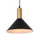 Suspended lamp 1x60W E27, size 25x25x100 cm