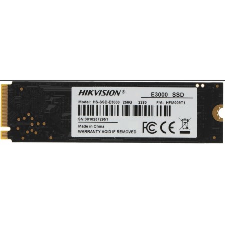 SSD Hikvision PCIE 3.0 X4 256GB HS-SSD-E3000/256G HS-SSD-E3000/256G Hiksemi E300 106499