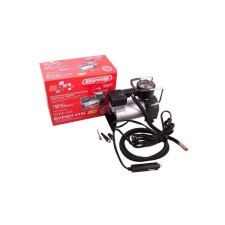 Car compressor, metal, 30l/min to Skyway cigarette lighter, pressure lock, 10 atm s02001003
