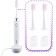 Electric toothbrush KT-2954, 3 modes, 3 nozzles, white
