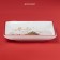 Board ceramic shade "Magic tree", ceramics, 15 × 3 cm, white color