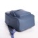 Youth backpack of artificial leather with lightning, 4 pockets, blue color