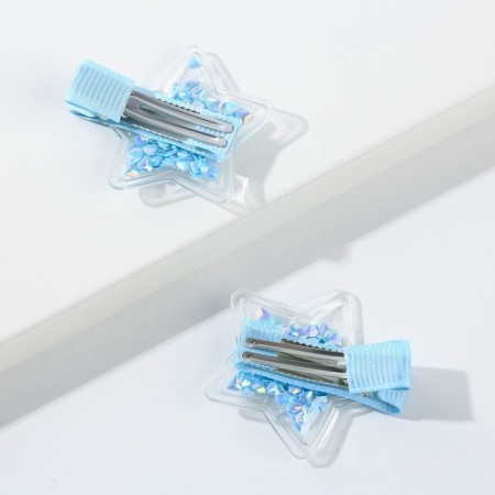 Hair clips "You are just space", 2 pcs. (shaker)-4