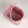 Wicker basket, 24x10.5x34 cm, pink