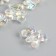 Busina Plastic for creativity "Bear" White mother of pearl 3.1x3x1.5 cm