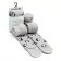 Pantyhose crumb I "penguins", gray, height 86-92 cm