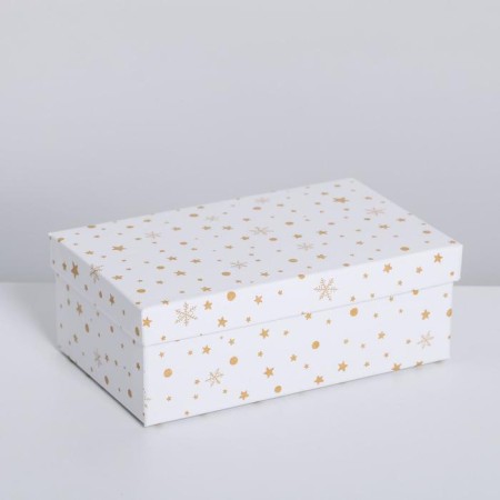A set of boxes 10 in 1 “snowflakes”, 12 x 7 x 4 - 32.5 x 20 x, New Year-8