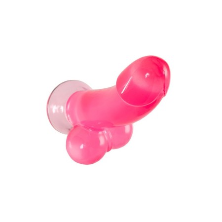 Realistic phallimitator A-Toys by Toyfa Fush, TPE, Pink Color, 18 cm-8