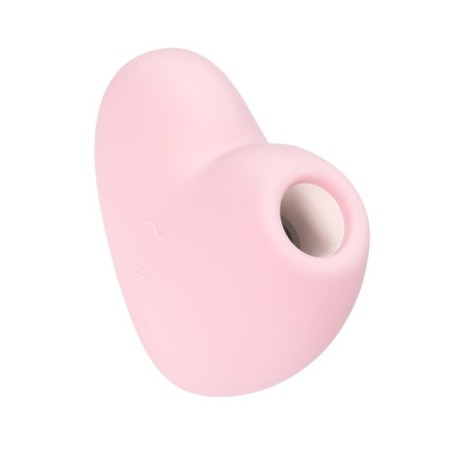 Vacuum-wave contactless stimulator of the Satiffyer Cutie Heart, silicone, pink color-12