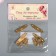 Castle Metal for the casket "Pattern" gold set 2 pcs 2.3x3.3 cm