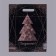 Package "Christmas tree Snowflake", polyethylene with a cut pen, L 30 x 40 cm, 60 μm