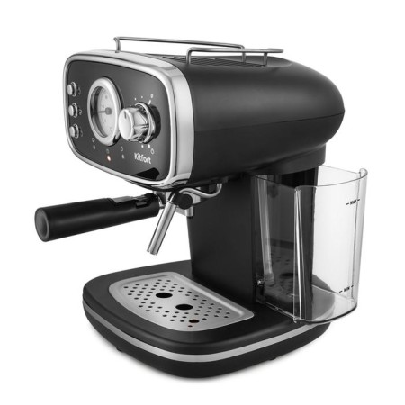 Coffee machine KitFort KT-736, Rozhkova, 1100 W, 1.2 l, black-3