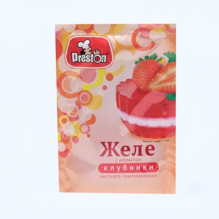 Желе с ароматом клубники "Preston", 50 г-2