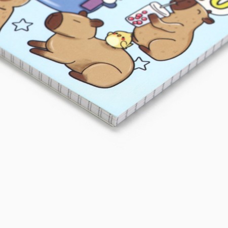 Notepad A6, 40 liters on the crest, the soft cover of Kapibara-2