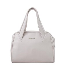 Bag Women's claim. Kozh, lightning department, gray color 38x15x25