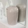 Garbage container desktop Tule, 1 l, d = 11.2 cm, h = 17.5 cm, beige color