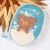 Baby Blue "Bear" washcloth
