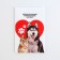 Veterinary passport International Universal Pattern "Heart"