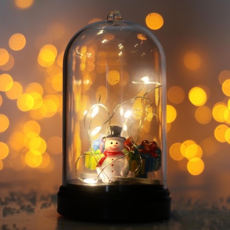 Set for creativity "New Year's nightlight with your own hands: Snowman"-5