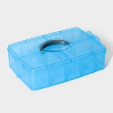 Organizer for storage, 10 cells, 25.5 × 17 × 7 cm, color mix