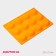The form for baking the share "Sweets. Circle ", silicone, 28 × 21 cm, 12 cells, d = 6 cm, D at the bottom = 4 cm, color mix