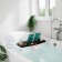Aquala bathroom shelf, nut