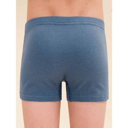Panties for boys, height 98 cm, jeans, blue, 2 pcs-2