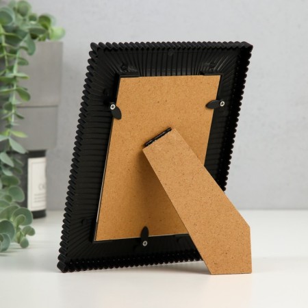 Photo frame plastic 10x15 cm "rays" black 15.5x20.5 cm-3