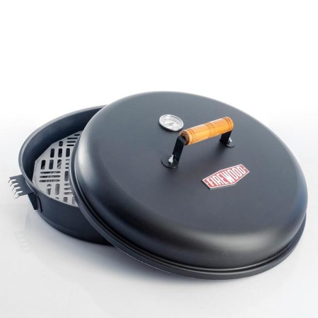 Circular smokehouse "Firewood" large, 45*15 cm-1