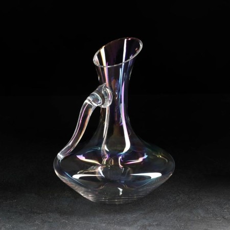Glass decanter "Pino", 1.5 l, color pearl color-2