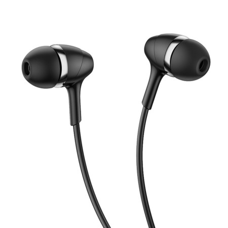 Hoco M76 headphones, wired, vacuum, microphone, jack 3.5 mm, 1.2 m, black-2