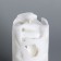 Candle-cylinder "openwork", 6x15 cm, white